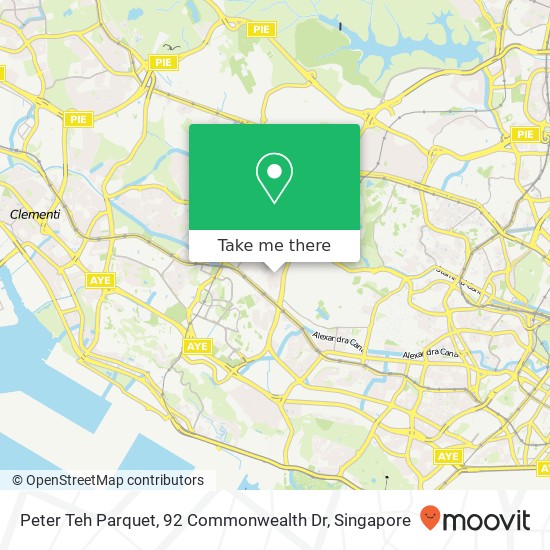 Peter Teh Parquet, 92 Commonwealth Dr map