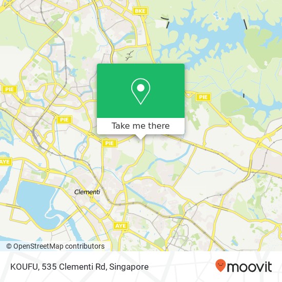 KOUFU, 535 Clementi Rd map