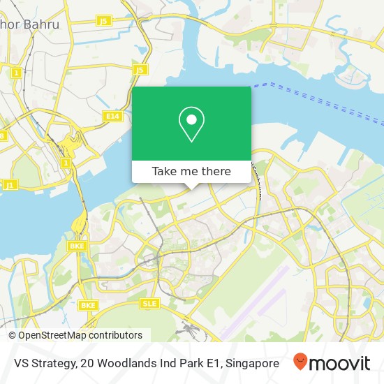 VS Strategy, 20 Woodlands Ind Park E1地图