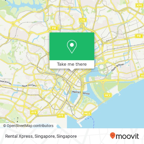 Rental Xpress, Singapore map