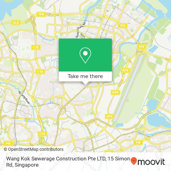 Wang Kok Sewerage Construction Pte LTD, 15 Simon Rd map