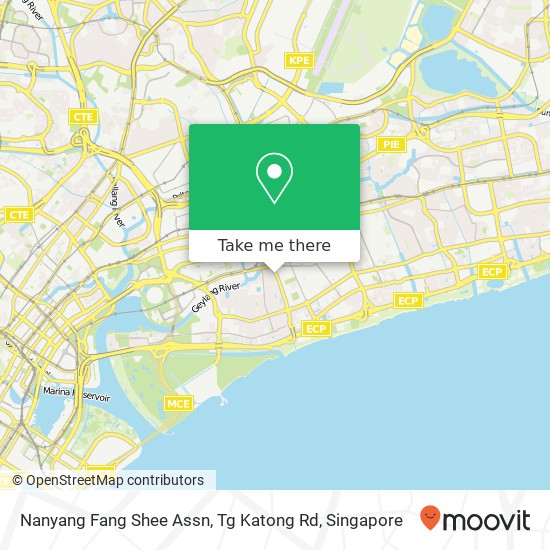 Nanyang Fang Shee Assn, Tg Katong Rd map