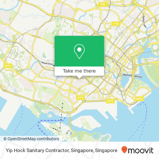 Yip Hock Sanitary Contractor, Singapore map