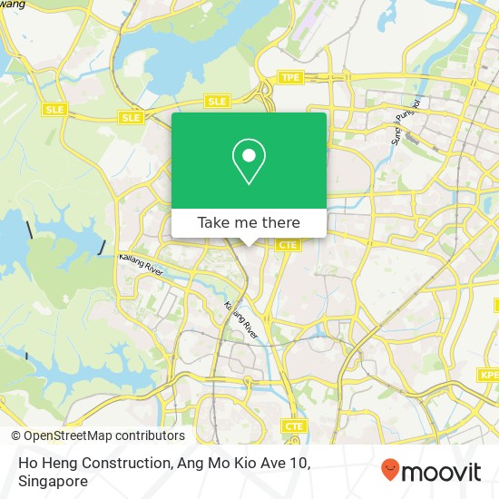 Ho Heng Construction, Ang Mo Kio Ave 10 map