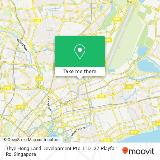 Thye Hong Land Development Pte. LTD., 27 Playfair Rd地图