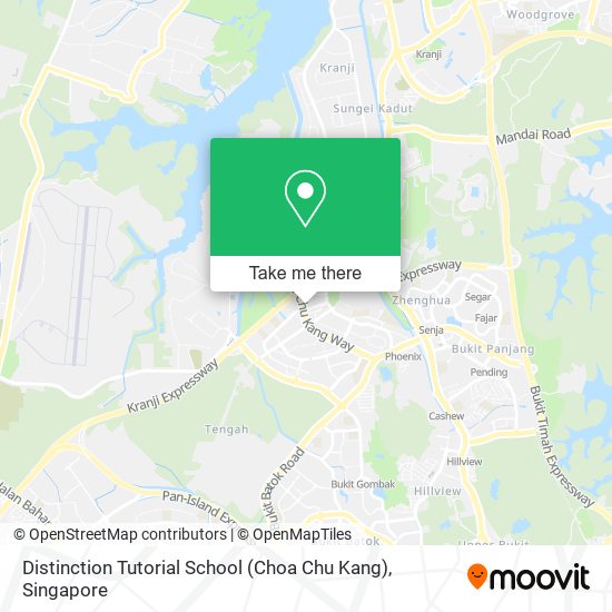 Distinction Tutorial School (Choa Chu Kang) map