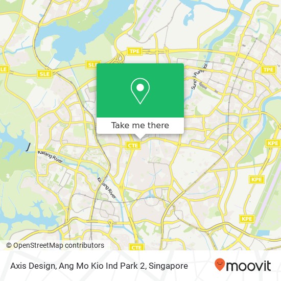 Axis Design, Ang Mo Kio Ind Park 2 map