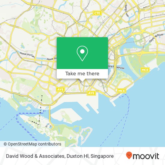 David Wood & Associates, Duxton Hl地图