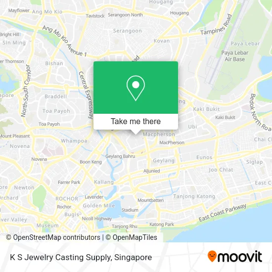 K S Jewelry Casting Supply map