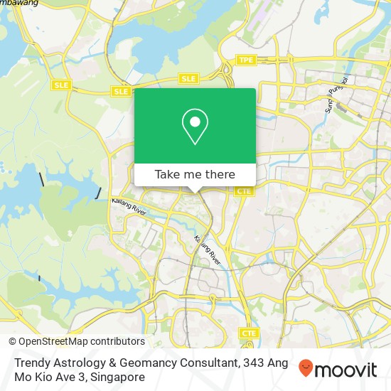 Trendy Astrology & Geomancy Consultant, 343 Ang Mo Kio Ave 3地图