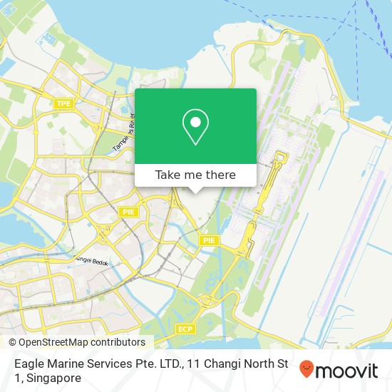 Eagle Marine Services Pte. LTD., 11 Changi North St 1 map