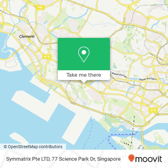 Symmatrix Pte LTD, 77 Science Park Dr地图