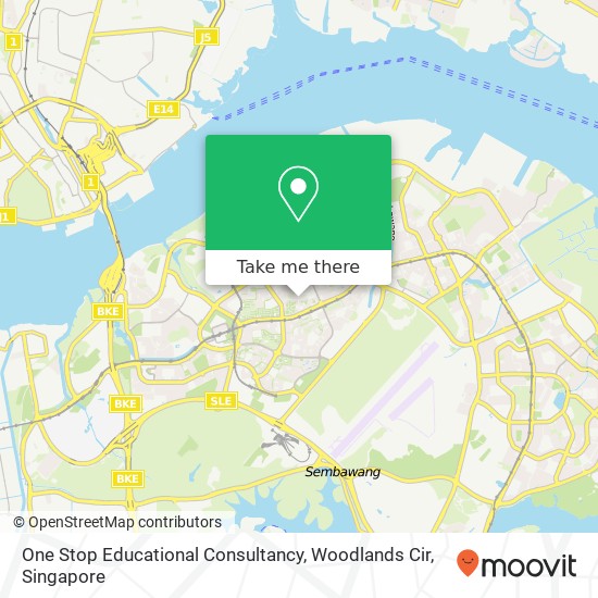 One Stop Educational Consultancy, Woodlands Cir地图
