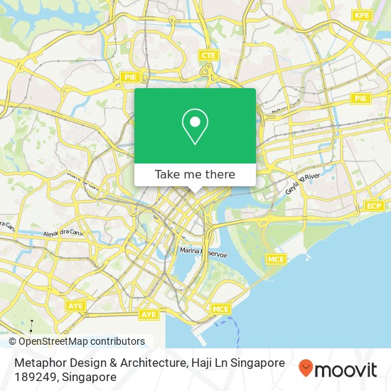 Metaphor Design & Architecture, Haji Ln Singapore 189249 map