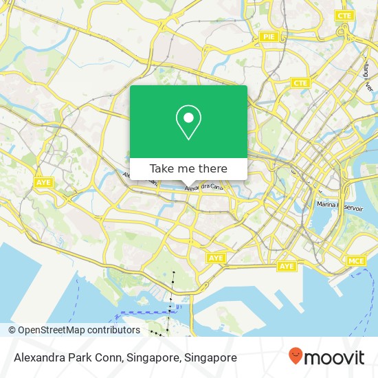 Alexandra Park Conn, Singapore map