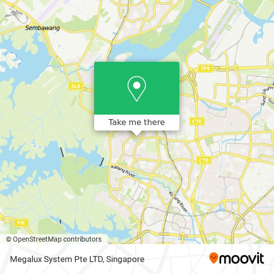 Megalux System Pte LTD map