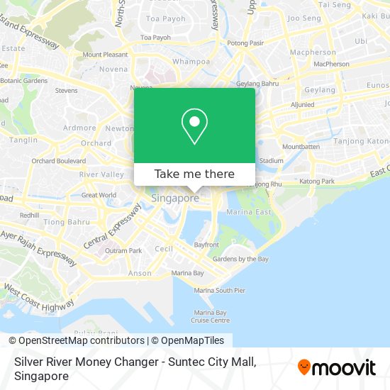 Silver River Money Changer - Suntec City Mall map