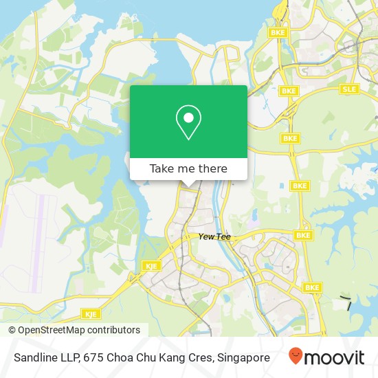 Sandline LLP, 675 Choa Chu Kang Cres地图