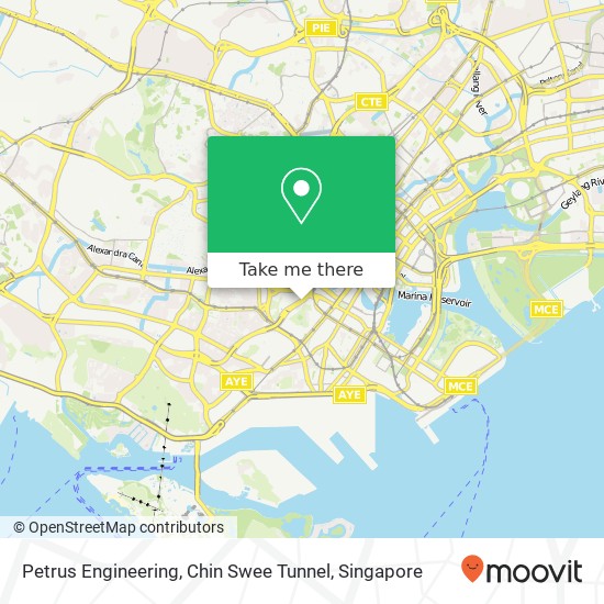 Petrus Engineering, Chin Swee Tunnel map