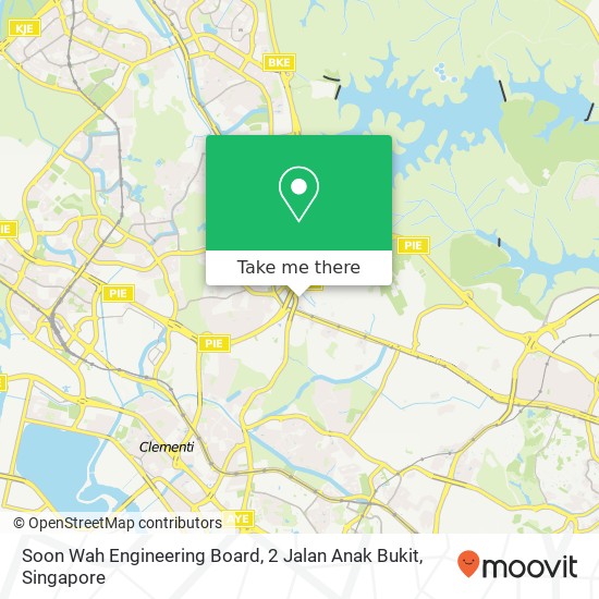 Soon Wah Engineering Board, 2 Jalan Anak Bukit地图