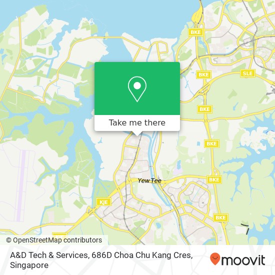 A&D Tech & Services, 686D Choa Chu Kang Cres地图