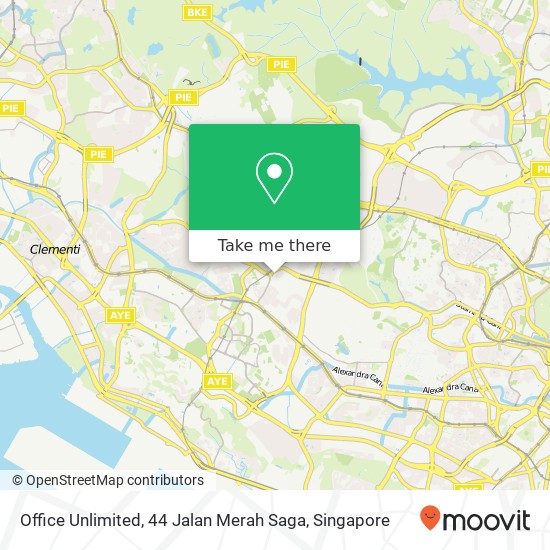 Office Unlimited, 44 Jalan Merah Saga map
