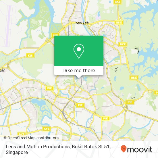 Lens and Motion Productions, Bukit Batok St 51 map