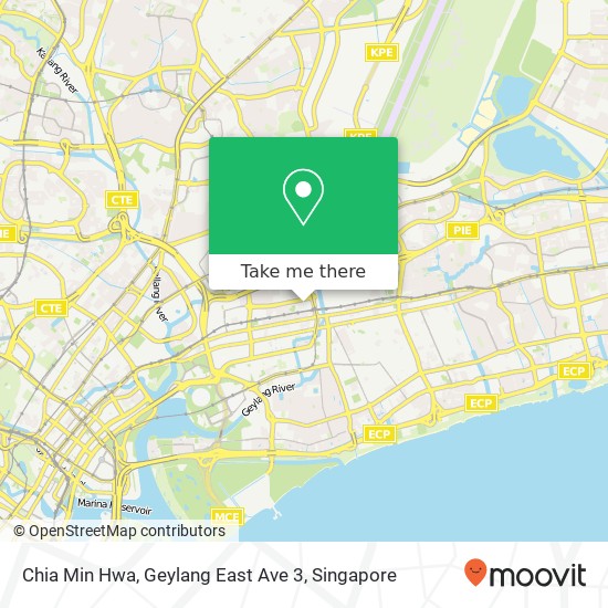 Chia Min Hwa, Geylang East Ave 3地图