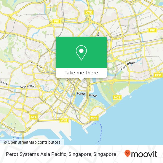 Perot Systems Asia Pacific, Singapore map