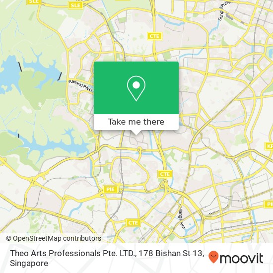 Theo Arts Professionals Pte. LTD., 178 Bishan St 13 map