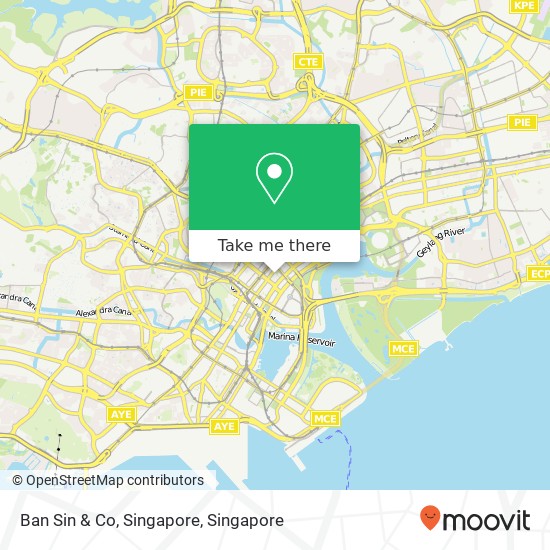 Ban Sin & Co, Singapore map