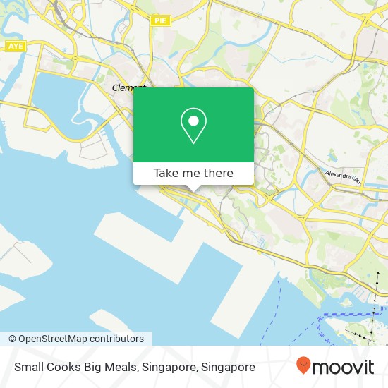 Small Cooks Big Meals, Singapore map