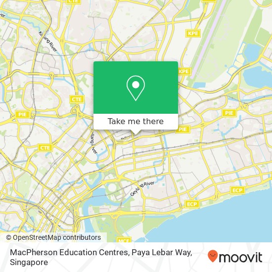 MacPherson Education Centres, Paya Lebar Way map