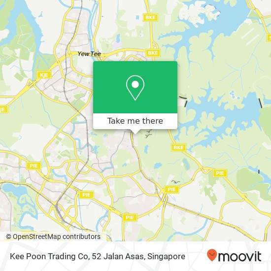 Kee Poon Trading Co, 52 Jalan Asas地图