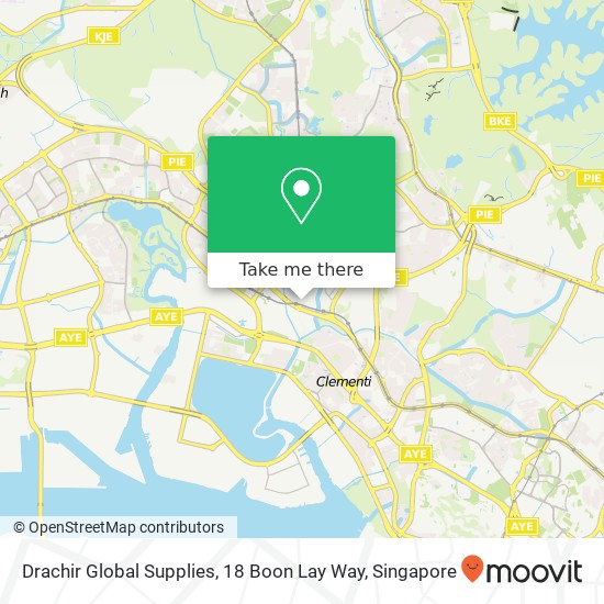 Drachir Global Supplies, 18 Boon Lay Way地图