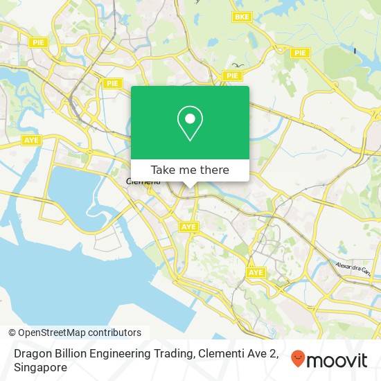 Dragon Billion Engineering Trading, Clementi Ave 2地图