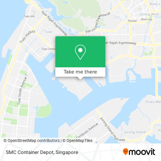 SMC Container Depot map