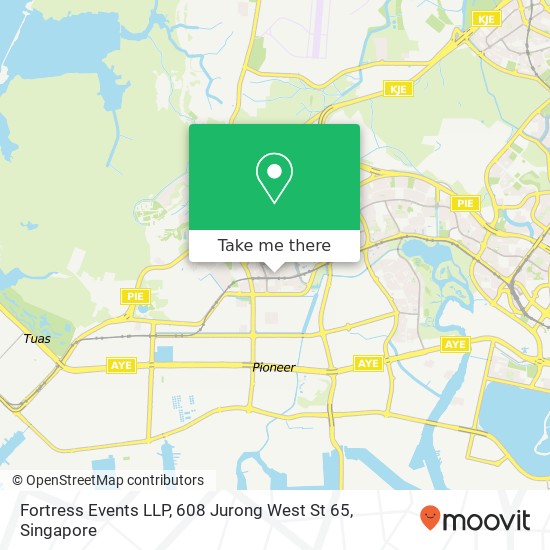 Fortress Events LLP, 608 Jurong West St 65 map