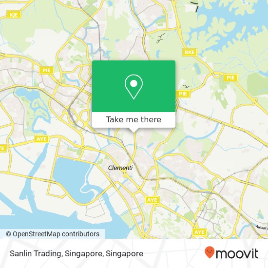 Sanlin Trading, Singapore map