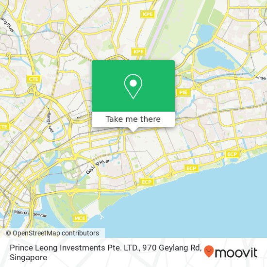 Prince Leong Investments Pte. LTD., 970 Geylang Rd地图
