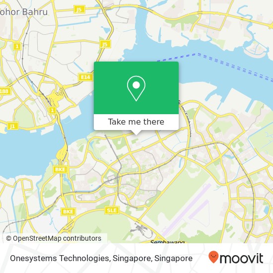 Onesystems Technologies, Singapore map