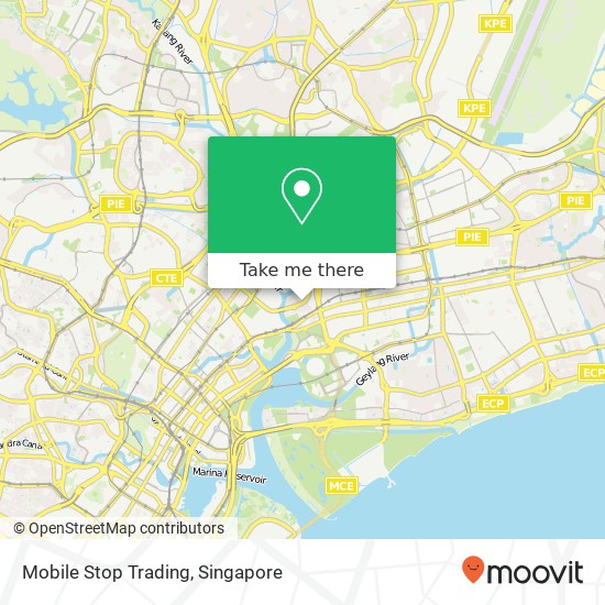 Mobile Stop Trading map