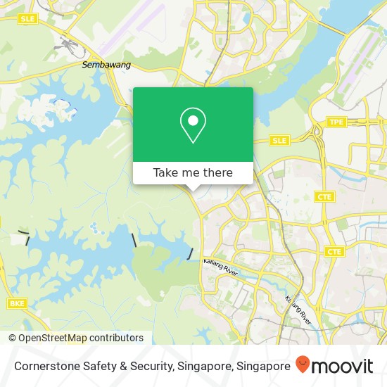 Cornerstone Safety & Security, Singapore map