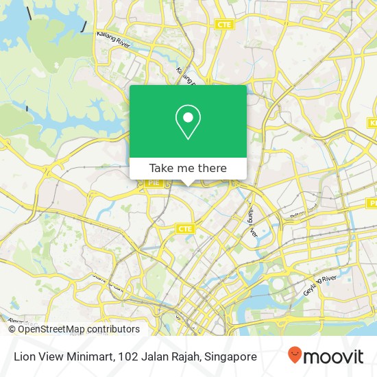 Lion View Minimart, 102 Jalan Rajah地图