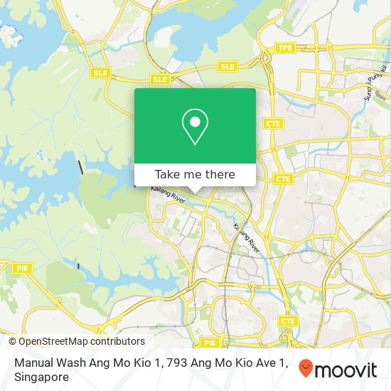 Manual Wash Ang Mo Kio 1, 793 Ang Mo Kio Ave 1地图