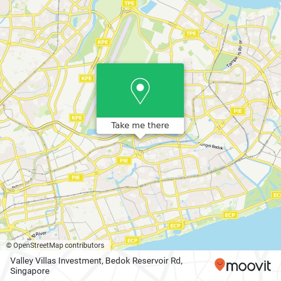 Valley Villas Investment, Bedok Reservoir Rd map