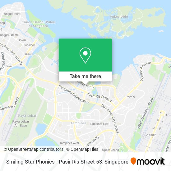 Smiling Star Phonics - Pasir Ris Street 53 map