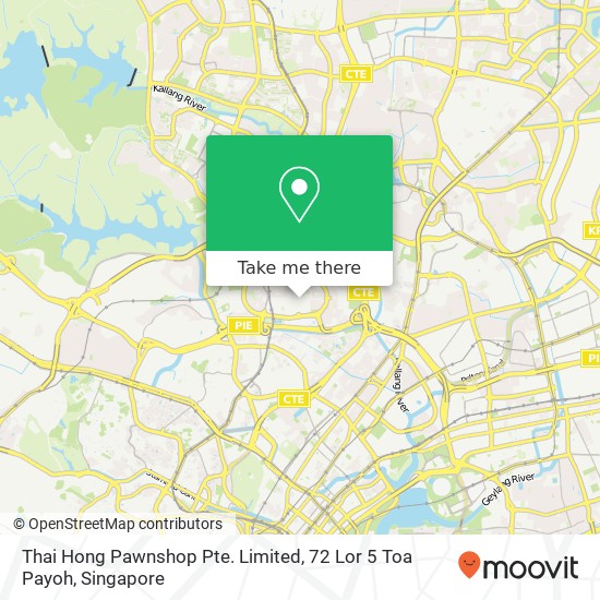 Thai Hong Pawnshop Pte. Limited, 72 Lor 5 Toa Payoh map