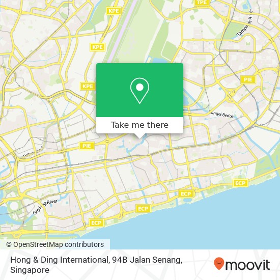 Hong & Ding International, 94B Jalan Senang map