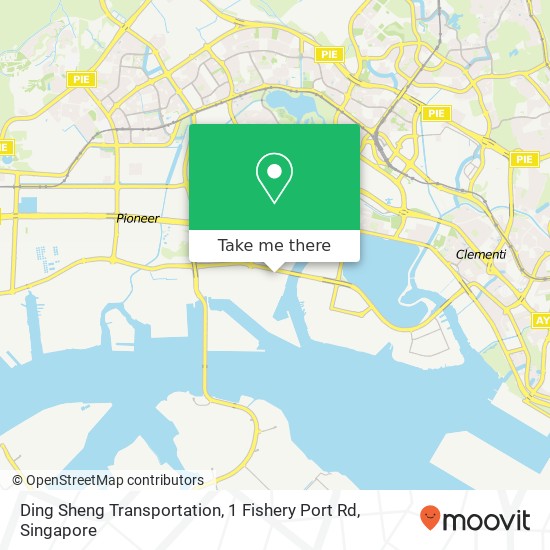 Ding Sheng Transportation, 1 Fishery Port Rd map